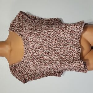 Yoon Cap Sleeve Knit Sweater Size Large